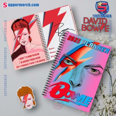David Bowie 2025 Daily Planner 2rh0oLy