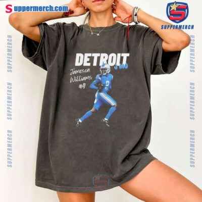 Detroit Lions Jameson Williams # 9 J Mo T-shirt-a GSvEHkJ
