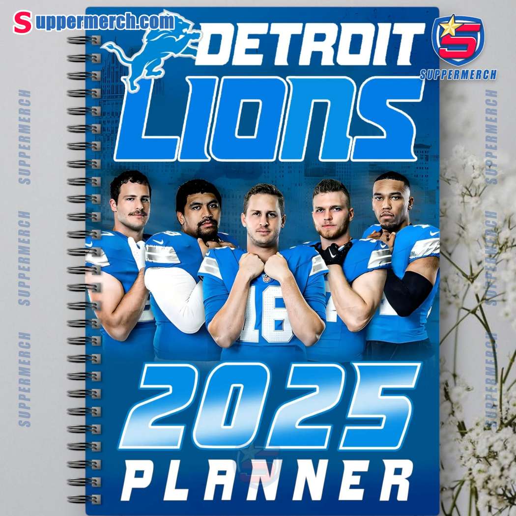 Detroit Lions The Pride Is Rising 2025 Daily Planner-a vuYyF4G
