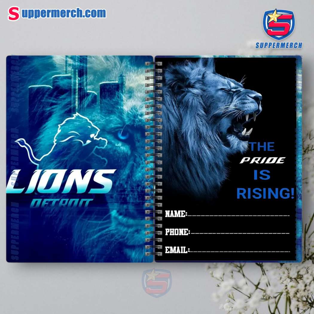 Detroit Lions The Pride Is Rising 2025 Daily Planner-b 4ySOgf8
