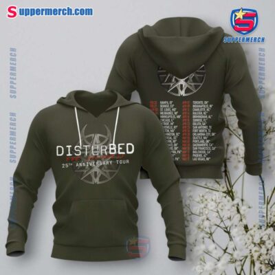 Disturbed The Sickness 25th Anniversary Tour T-shirt, Hoodie-a Iz1esNL