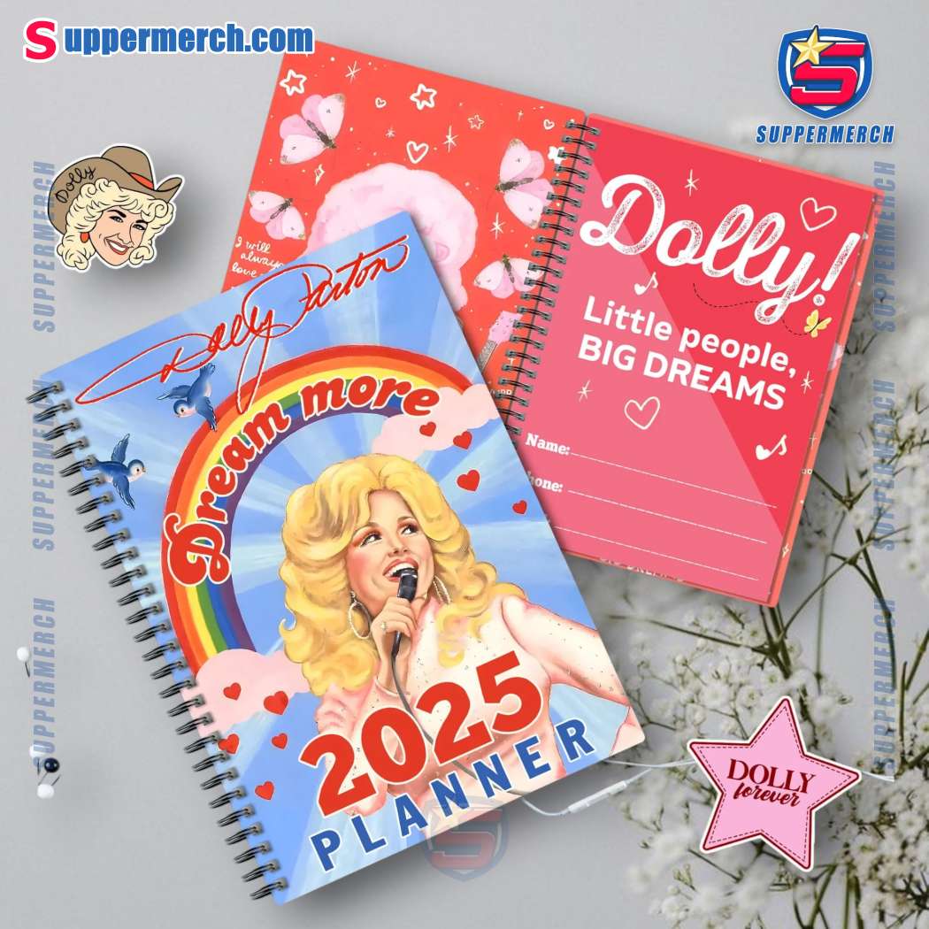 Dolly Parton Dream More 2025 Daily Planner DM7zQJw