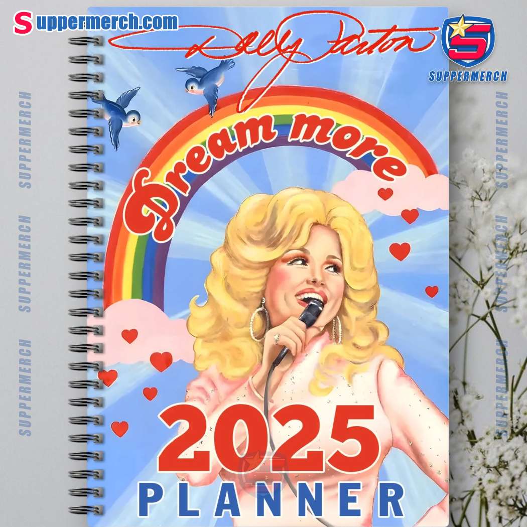 Dolly Parton Dream More 2025 Daily Planner-b rZhvtJP