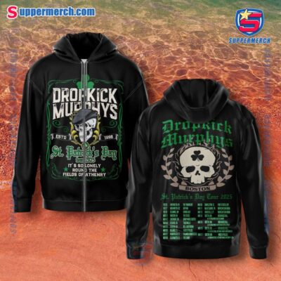 Dropkick Murphys St. Patrick's Day 2025 Tour Dates T-shirt, Hoodie-a 91VCx2B