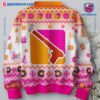 Dunkin' Donuts Deny Defend Depose Ugly Christmas Sweater-b hDlJMOg