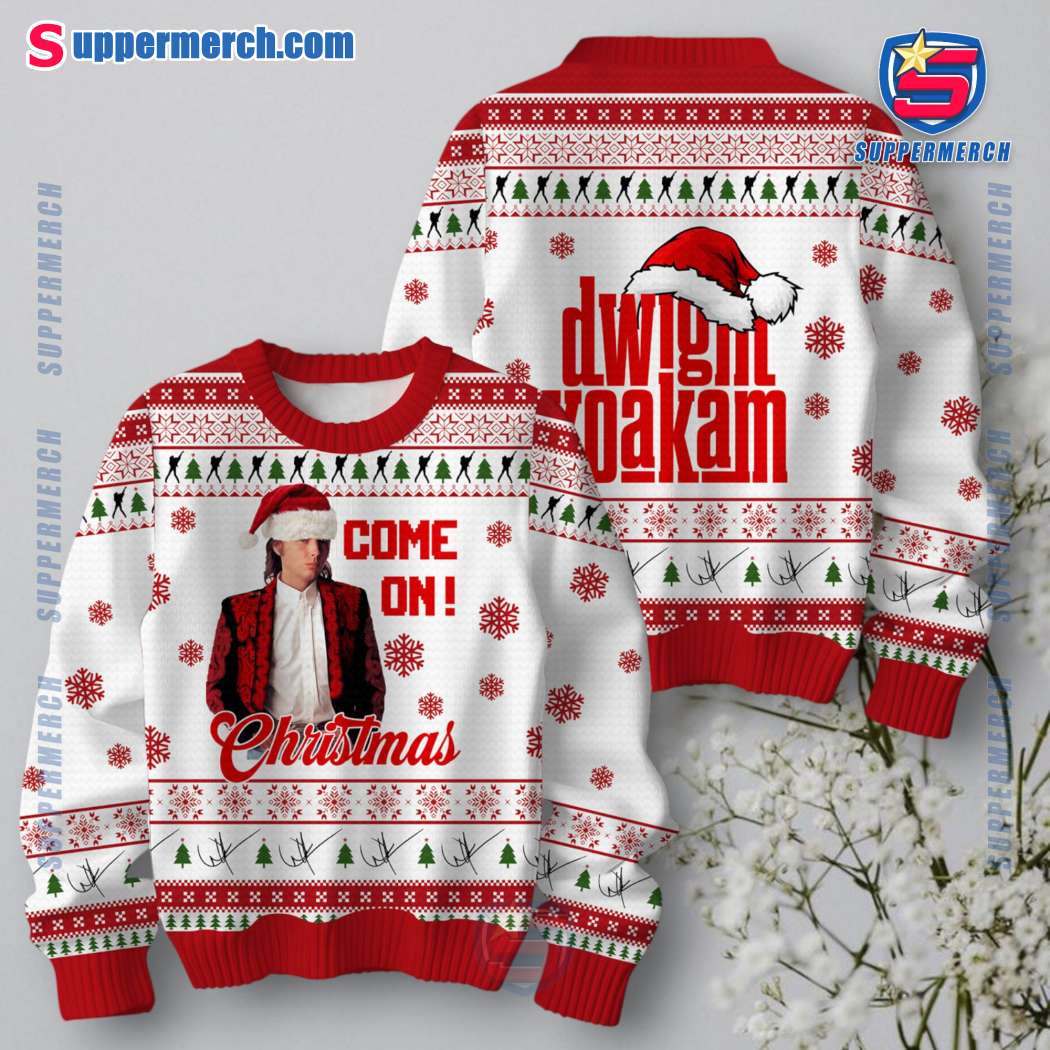 Dwight Yoakam Come On Christmas Sweater QteWIwo