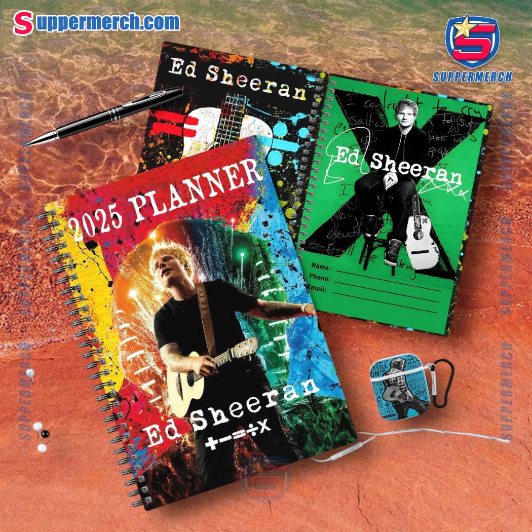 Ed Sheeran 2025 Daily Planner LSufJtx