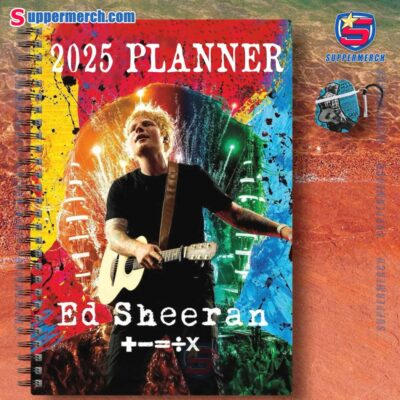 Ed Sheeran 2025 Daily Planner-a SITyFb2