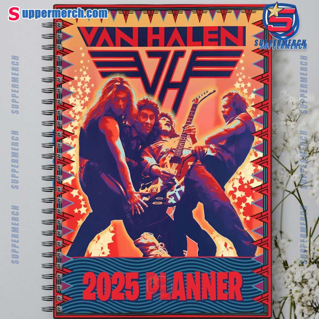 Eddie Van Halen Go Ahead And Jump 2025 Daily Planner-a iJ5s9m1