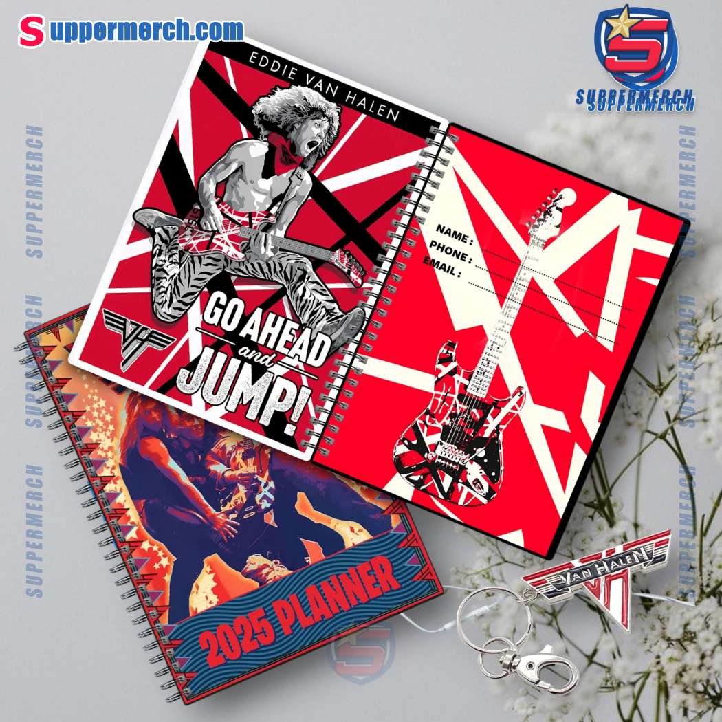 Eddie Van Halen Go Ahead And Jump 2025 Daily Planner M7rRbdK