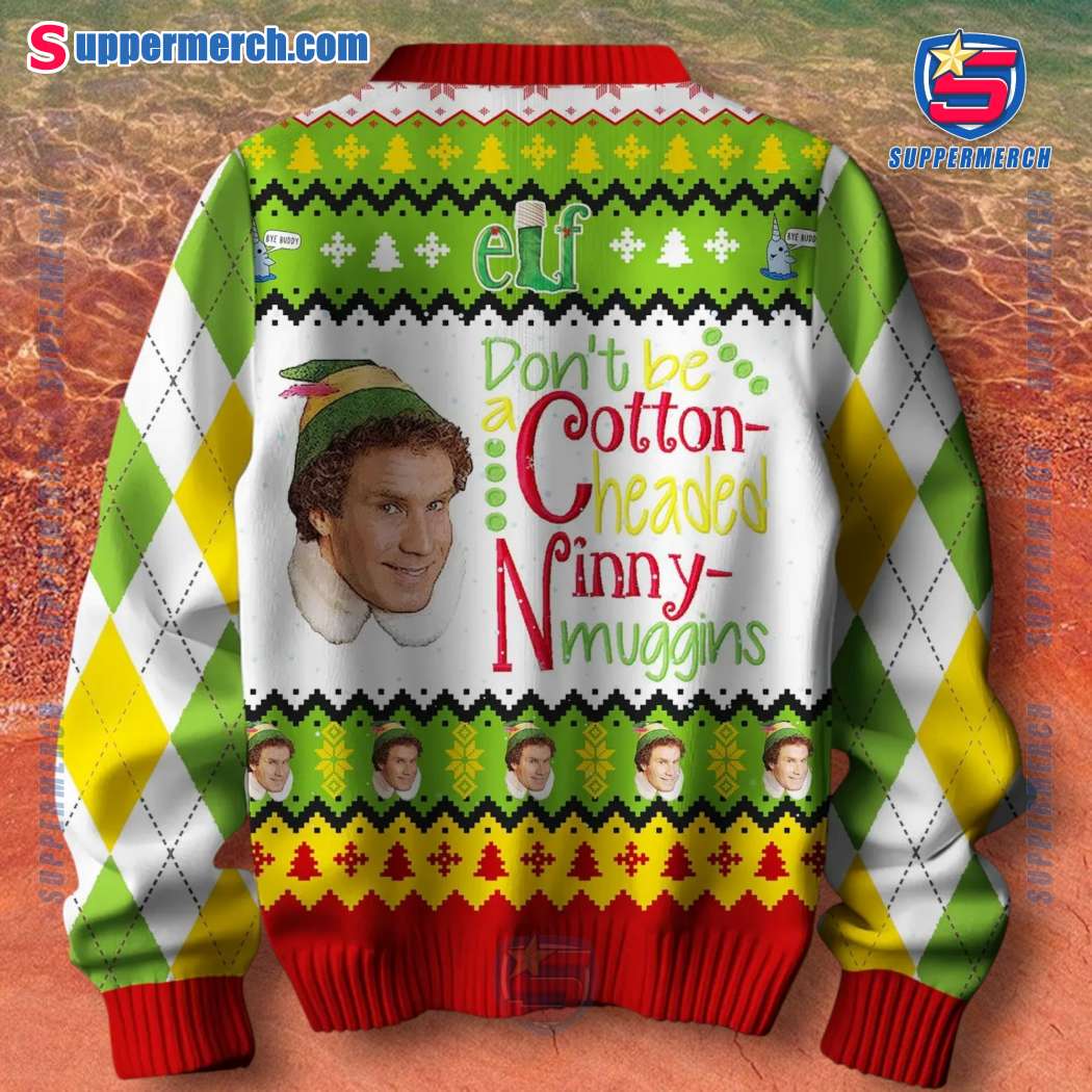 Elf Santa I Know Him Ugly Christmas Sweater-b AtRH3Il