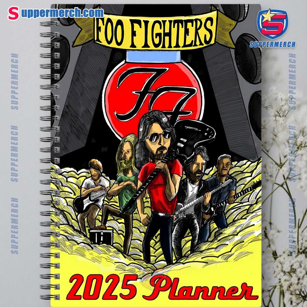 Foo Fighters 2025 Daily Planner-b WswK4ik