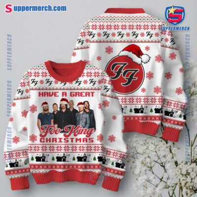 Foo Fighters Have A Great Foo King Christmas Sweater BobfrjX