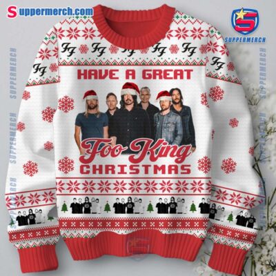 Foo Fighters Have A Great Foo King Christmas Sweater-a 23qjJPD