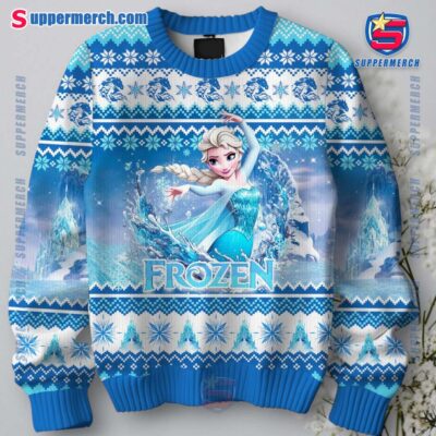 Frozen Elsa Ugly Christmas Sweater-a kR2PcrZ