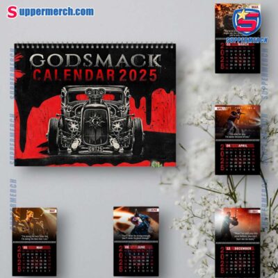 Godsmack Wall Hanging Calendar 2025 M0NwrUp
