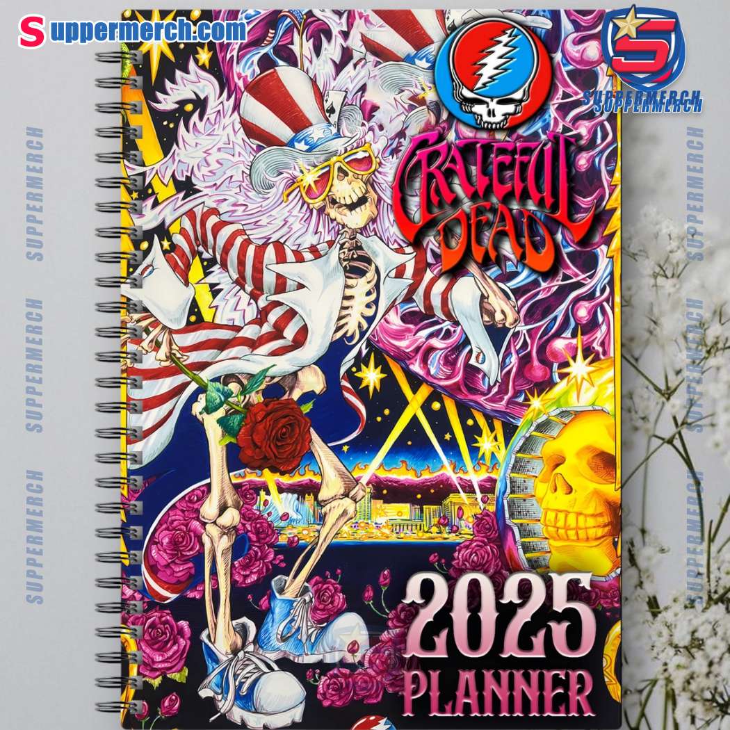 Grateful Dead Dead And Company 2025 Daily Planner-a vmAinV8
