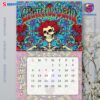 Grateful Dead Happy New Year Wall Hanging Calendar 2025-b XIxZoOe