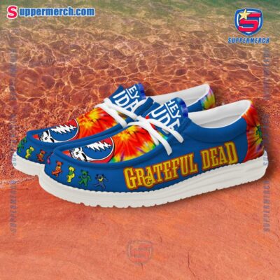 Grateful Dead Tie Dye Loafer Shoes-a XZunV7d