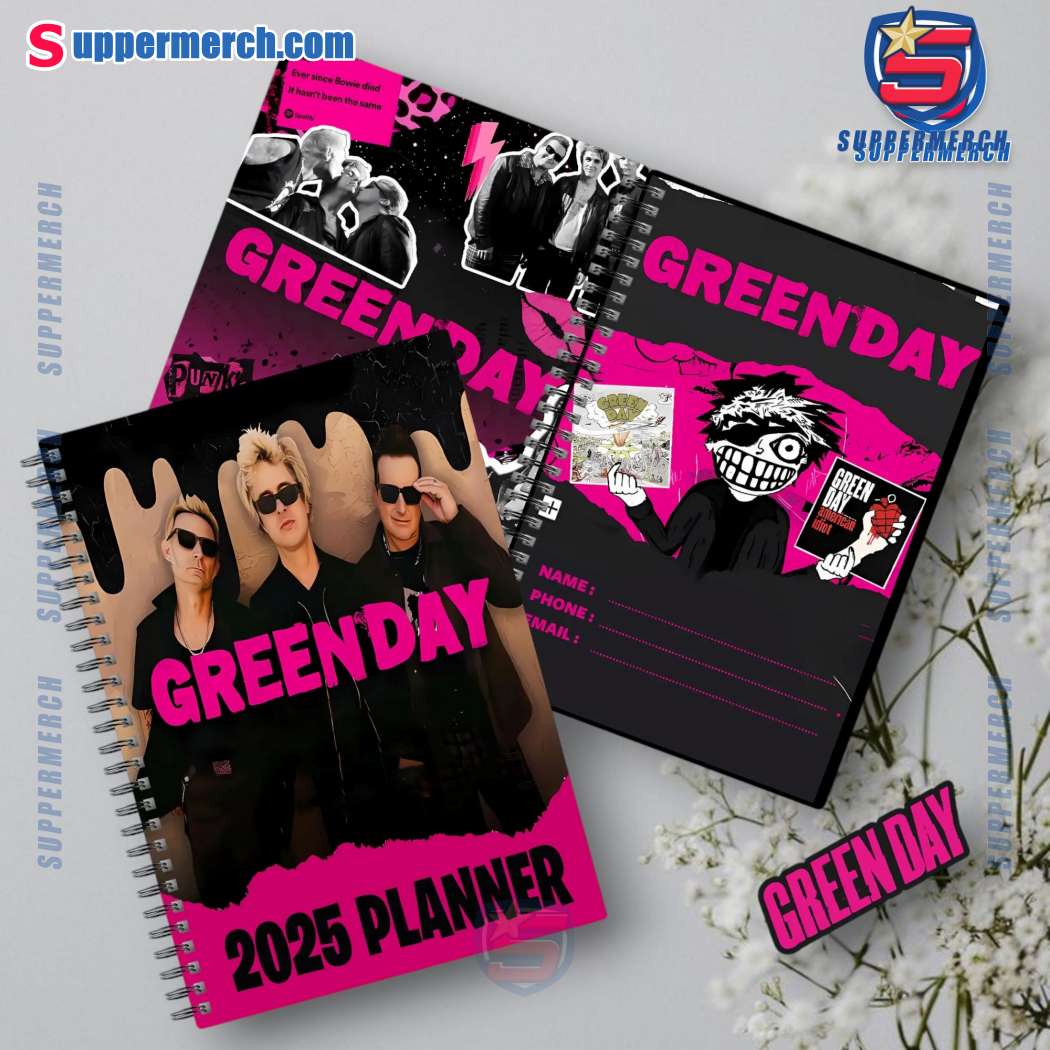 Green Day 2025 Daily Planner DlpnARP