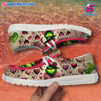 Grinch Be My Valentine Loafer Shoes-a PB9g7xe
