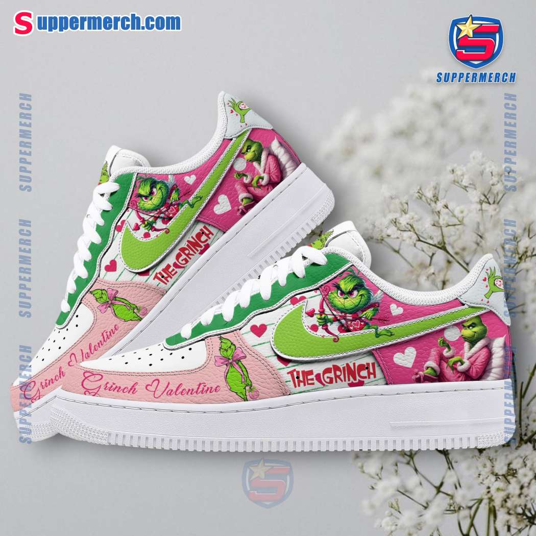 Grinch Valentine Air Force Shoes-a tvfnehW