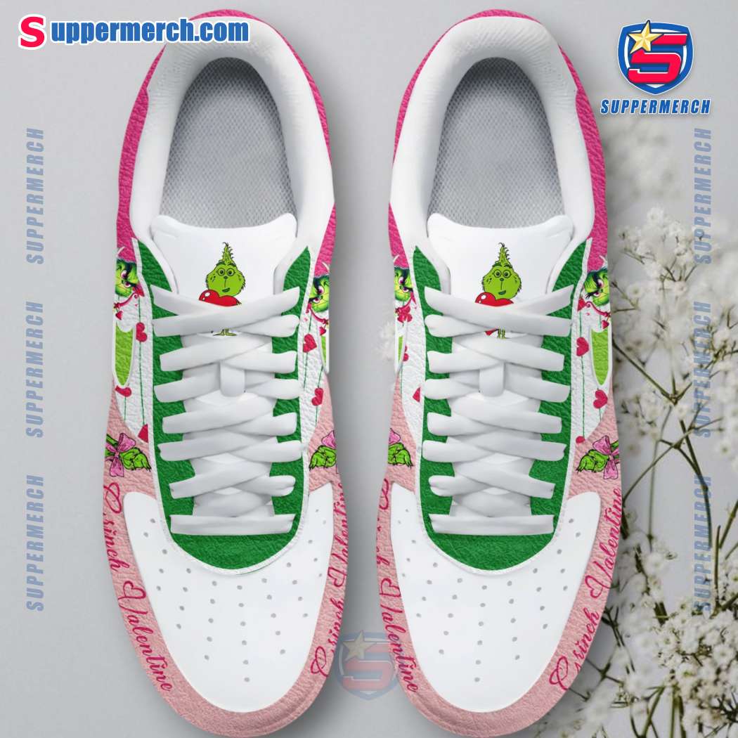 Grinch Valentine Air Force Shoes-b ilzhCI1