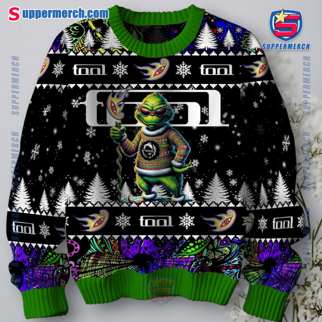 Grinch X Tool Over Thinking Over Analyzing Separates The Body From The Ming Sweater-a 0uPLJjt