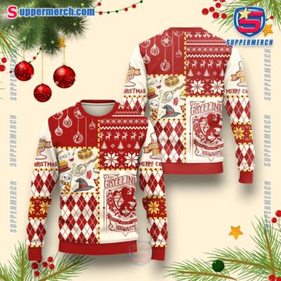 Gryffindor Hogwarts Harry Potter Christmas Sweater CojgdzF