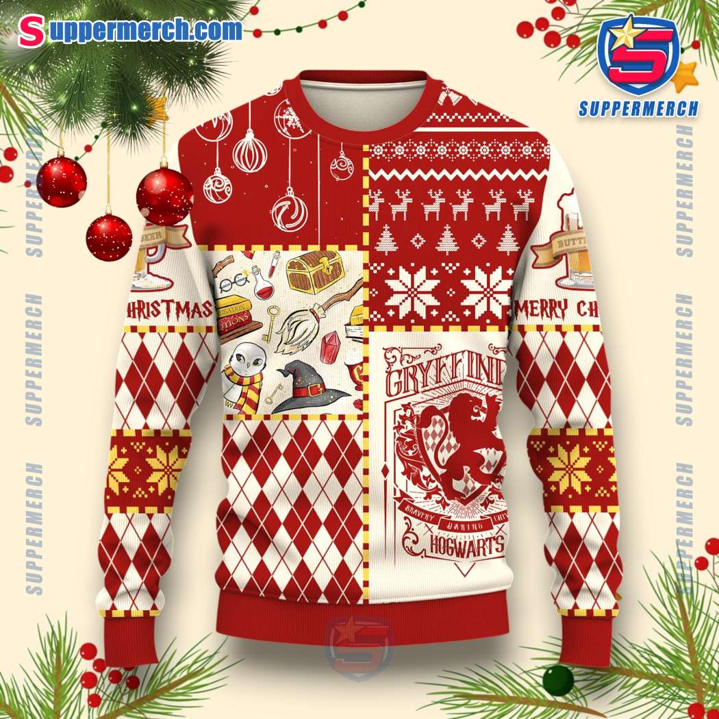 Gryffindor Hogwarts Harry Potter Christmas Sweater-a lCrLVHN