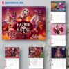 Hazbin Hotel Wall Hanging Calendar 2025 LCMNsE3