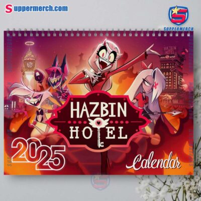 Hazbin Hotel Wall Hanging Calendar 2025-a AogJRQm