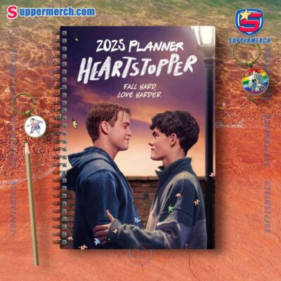 Heartstopper Fall Hard Love Harder 2025 Daily Planner-a 8e302NT