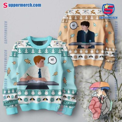 Heartstopper Nick And Charlie Ugly Christmas Sweater Jumper XgVmlZY