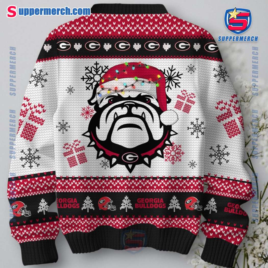 I'm Just A Chill Guy Who Loves Georgia Bulldogs Ugly Christmas Sweater Jumper-b 301AbJU