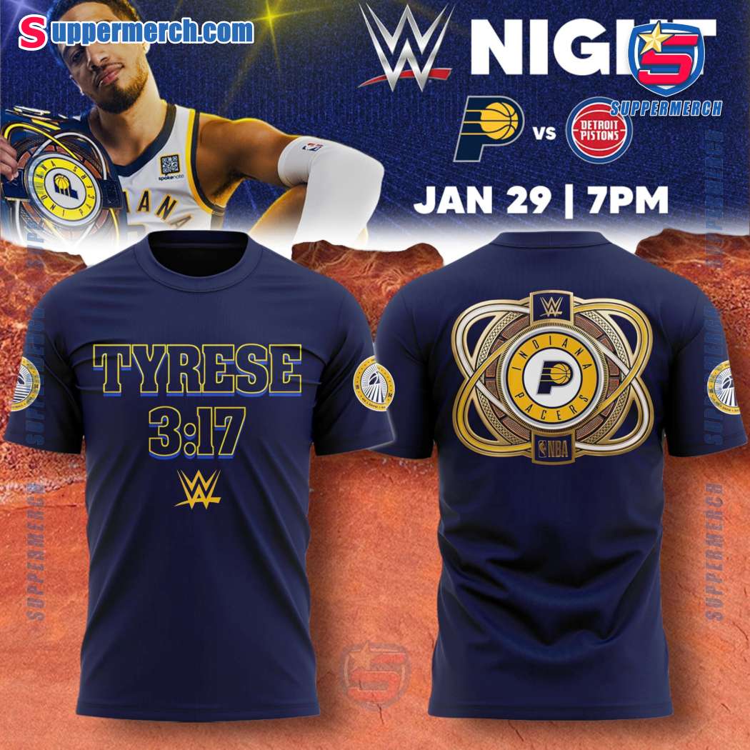 Indiana Pacers 2025 WWE Night Tyrese 317 T-shirt, Hoodie tp7ZG16