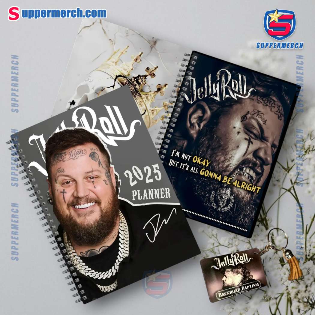 Jelly Roll I'm Not Okay 2025 Daily Planner AGsVCJv