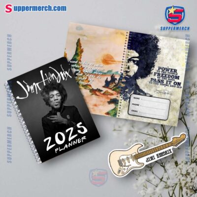 Jimi Hendrix 2025 Daily Planner pBQT8OL