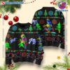 Jimmy Buffett Parrot Neon Light Ugly Christmas Sweater grOLdbY