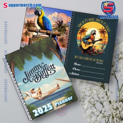 Jimmy Buffett Some Of It's Magic Some Of It's Tragic 2025 Daily Planner veQI6rA