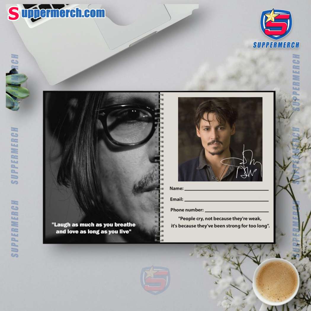 Johnny Depp 2025 Daily Planner-c obqyGB6