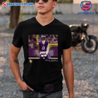 Jordan Addison December 8, 2024 Minnesota Vikings NFL Flash Features Week 14 T-shirt-a N4Ogd2F