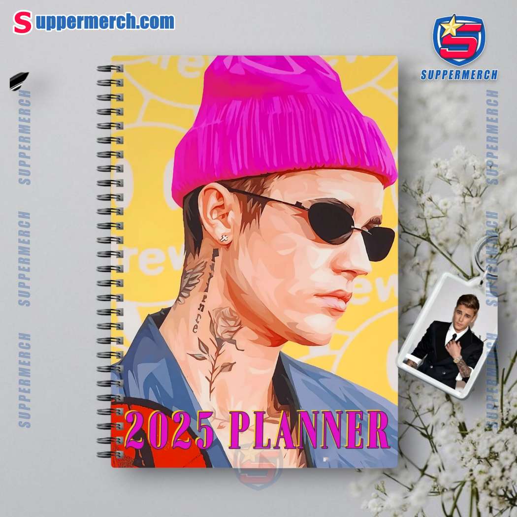Justin Bieber 2025 Daily Planner-a j4iJEHN