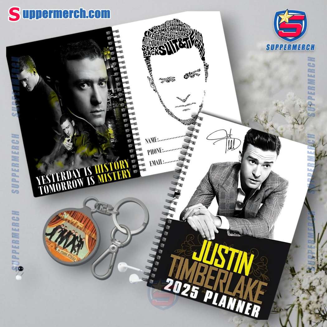 Justin Timberlake 2025 Daily Planner 09ZC5sA