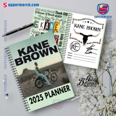 Kane Brown 2025 Daily Planner g39dS2J