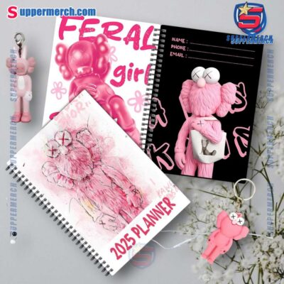 Kaws Feral Girl Summer 2025 Daily Planner wD0ciBv
