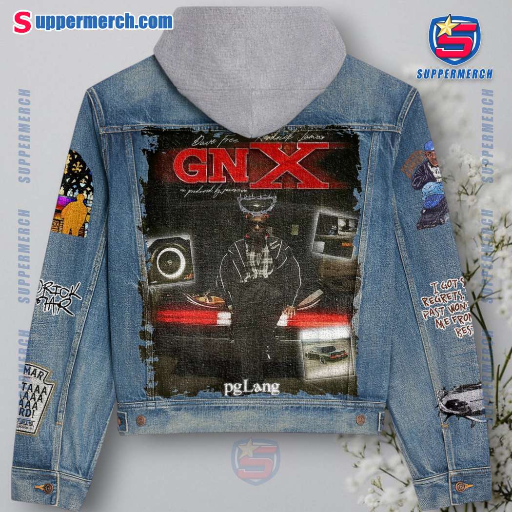 Kendrick Lamar Dave Free Gnx Jean Hoodie Jacket-b V4z7m31