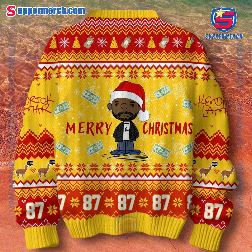 Kendrick Lamar Mustaaaard 87 Ugly Christmas Sweater-b ItclwX2