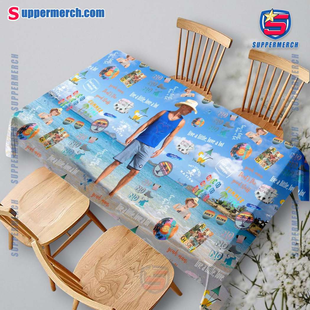 Kenny Chesney Square Tablecloth YBPRGSa