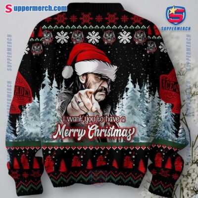 Lemmy Kilmister Wish You A Merry Christmas Ugly Sweater-a D5UkRPg